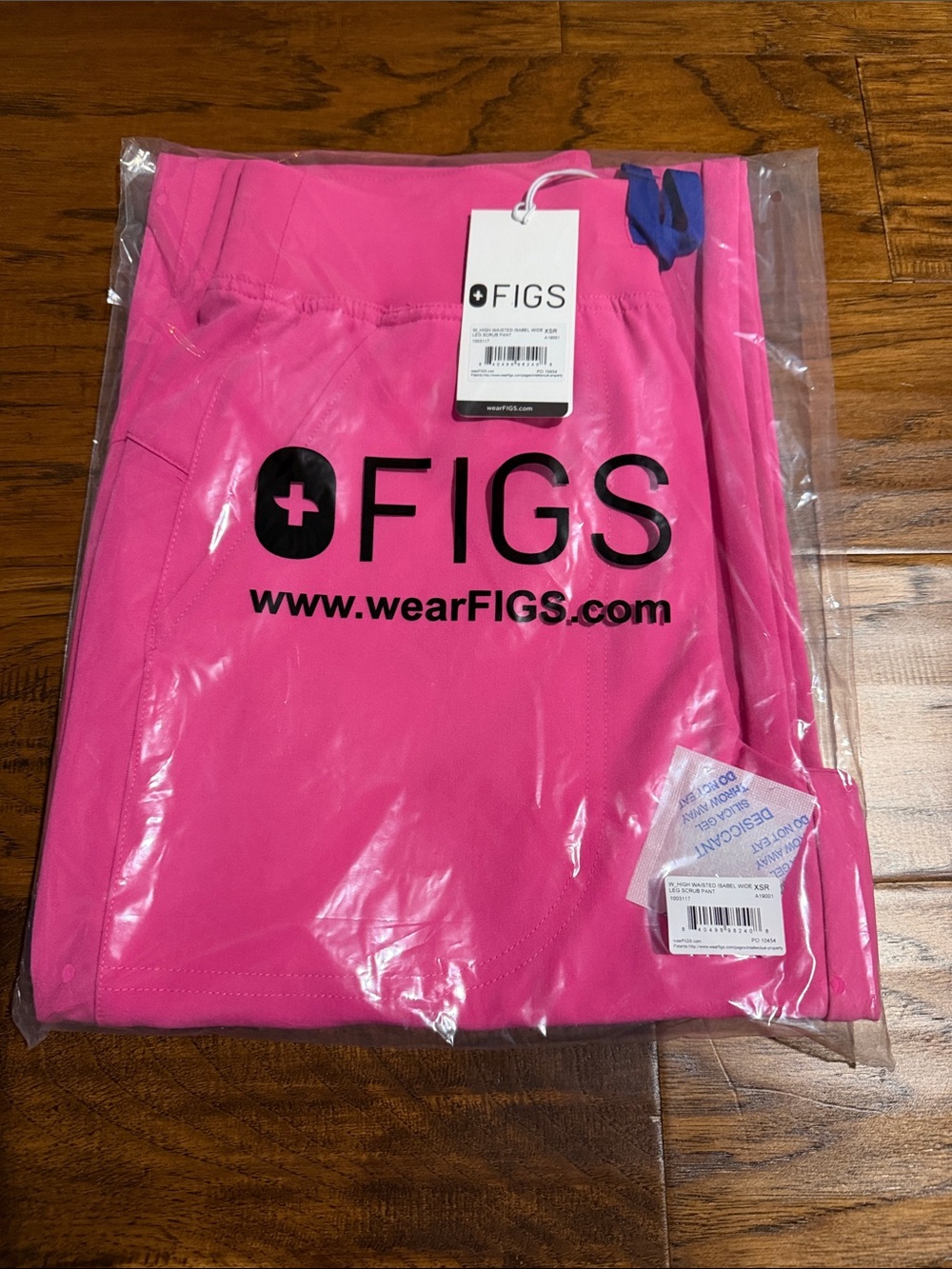 FIGS Isabel Wide Leg Pant Rapid Response Pink